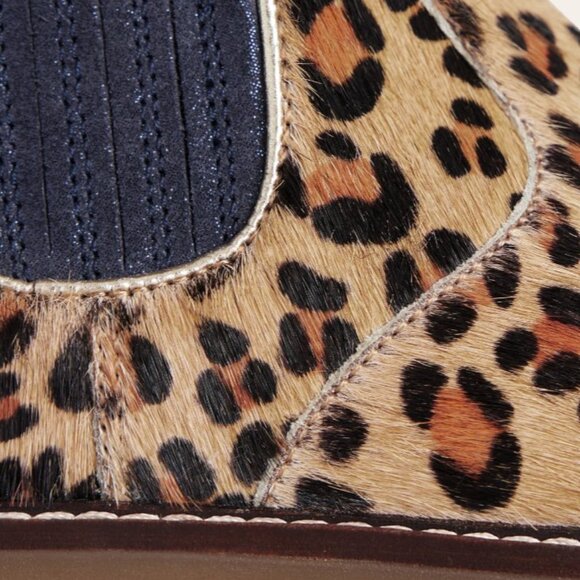 Mini Boden Leather Chelsea Boots-Leopard - Sz. 7.5/38 - Picture 5 of 6